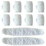 Topwon 10 Pcs Baby Belly Band Newborn Belly Binder Infant Umbilical Cord Band Belly Button Warp Registry Must Haves Gift Cotton